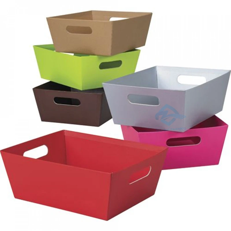 Custom Card Holder Packaging For Guest Hamper Setting Tray Larger Cardboard Gift Hamper Tray