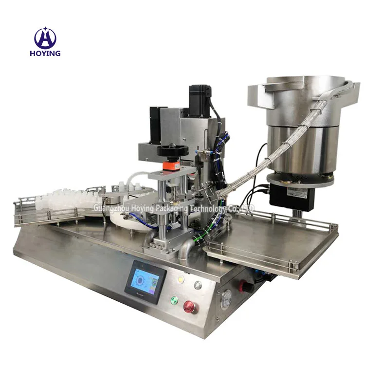 Desktop automatic rotary perfume oil bottle essential oil bottle filling capping machine