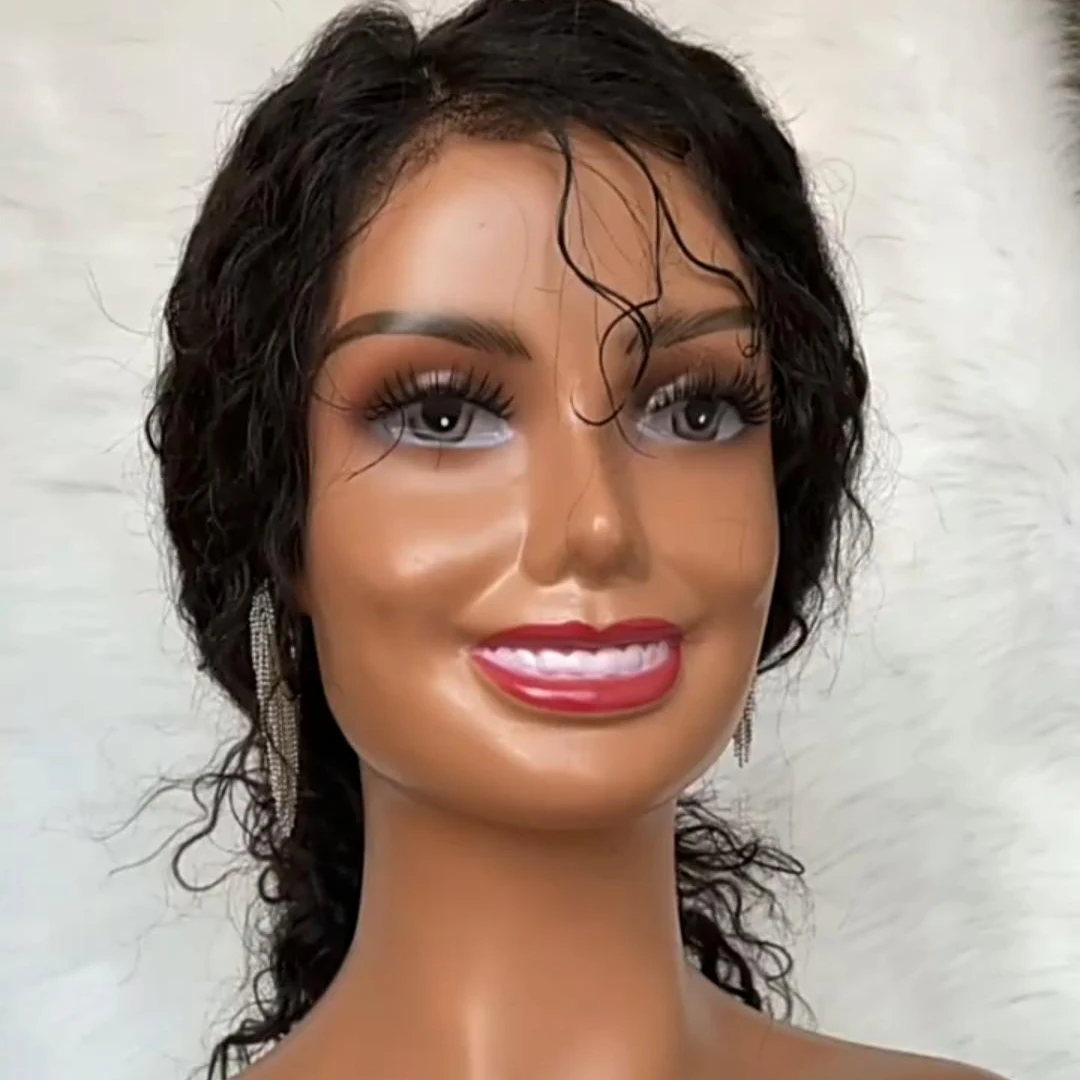 wholesale Smiling faces Mannequin Female Mannequin Manikin Head for Wig Display