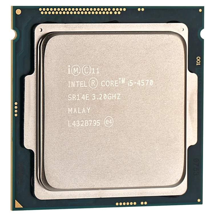 
For Intel Core CPU i5-4570 cpu Processor (6M Cache, 3.20 GHz) SR14E LGA1150 