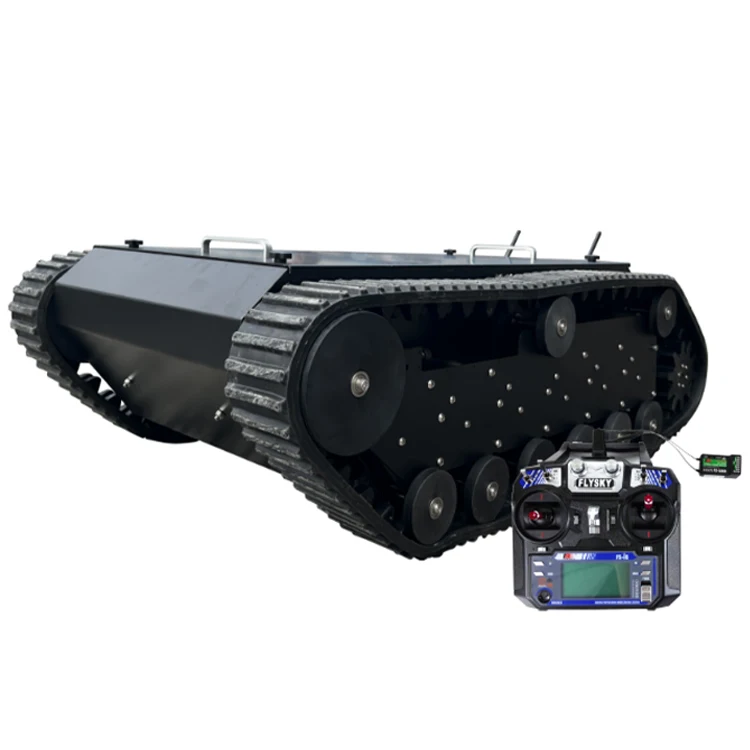 TR600 изготовленный на заказ 120 кг пульт дистанционного управления вездеход ROS резиновая гусеничная рама шасси от производителя UGV робот