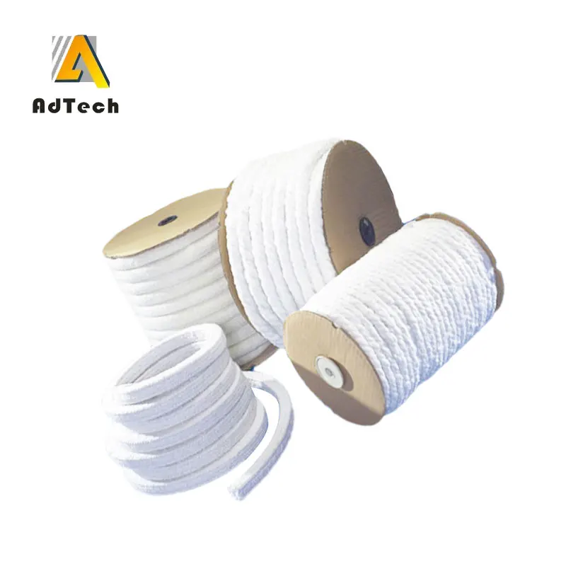 Refractory Fire Resistant High Temp Ceramic Fibre Rope For Sealing