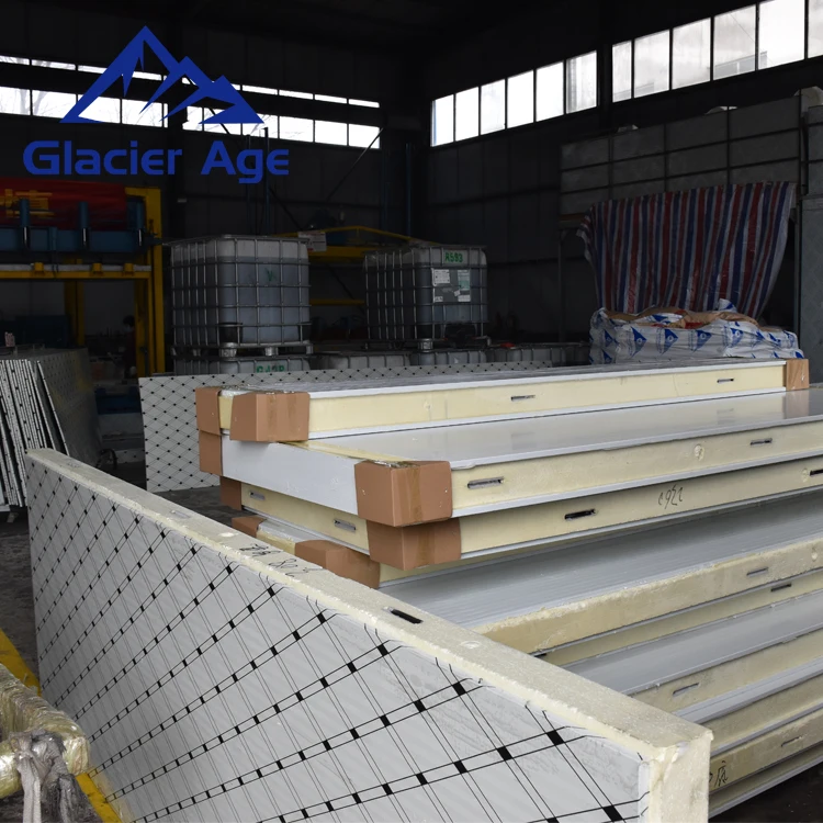 Insulation wall pu polyurethane sandwich panel cool room cold storage panel in stock