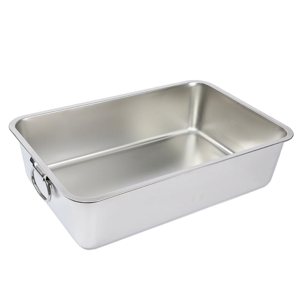 New Design Wholesale Stainless Steel Cat Litter Box With Handles On Both Sides Easy To Lift&clean 2024 Hot Selling Cat Products
