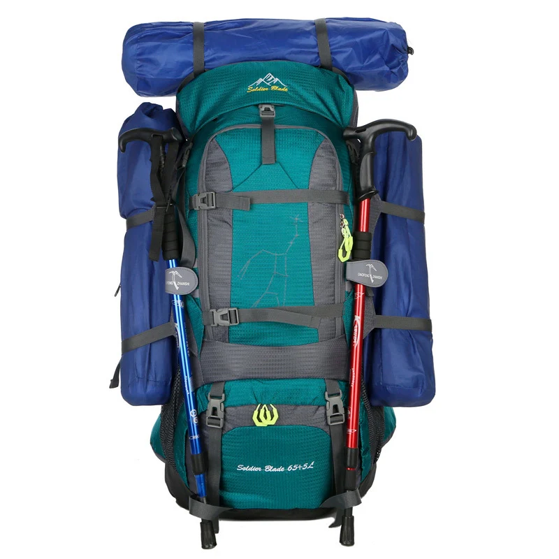 Luxury brand waterproof outdoor hiking backpack large capacity softback lightweight travelling camping backpack hiking