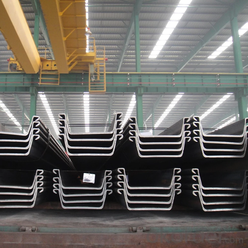 Chinese suppliers of hot rolled s295 u - shaped steel sheet piling pile for construction