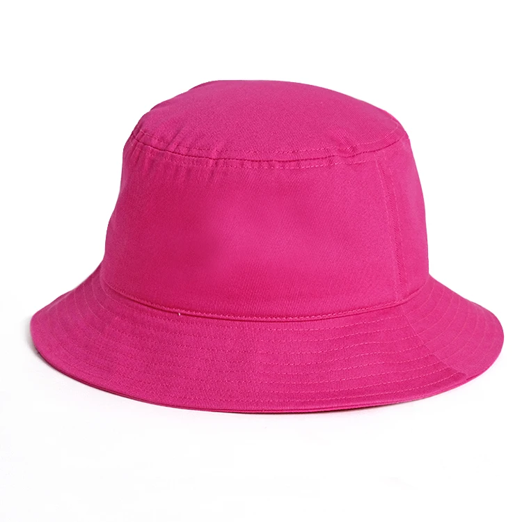 Summer Private Label Luxury Bulk Adult Unisex Cotton Customized Embroidery Logo Bucket Hat Plain