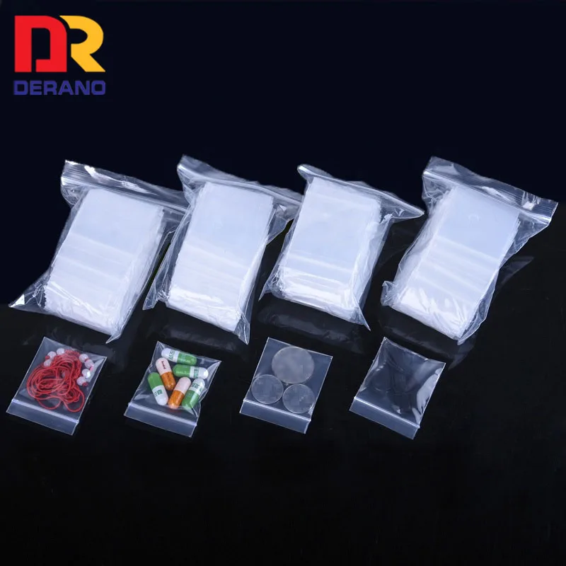plastic LDPE customized zip lock poly bag storage freezer bag