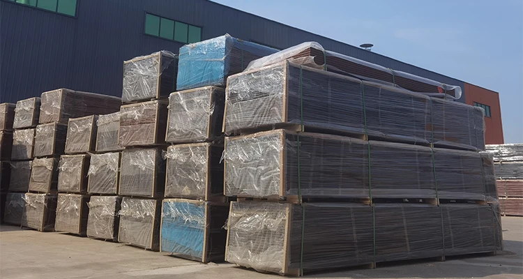 Customized double sided modern anti slip lumber composite decking china