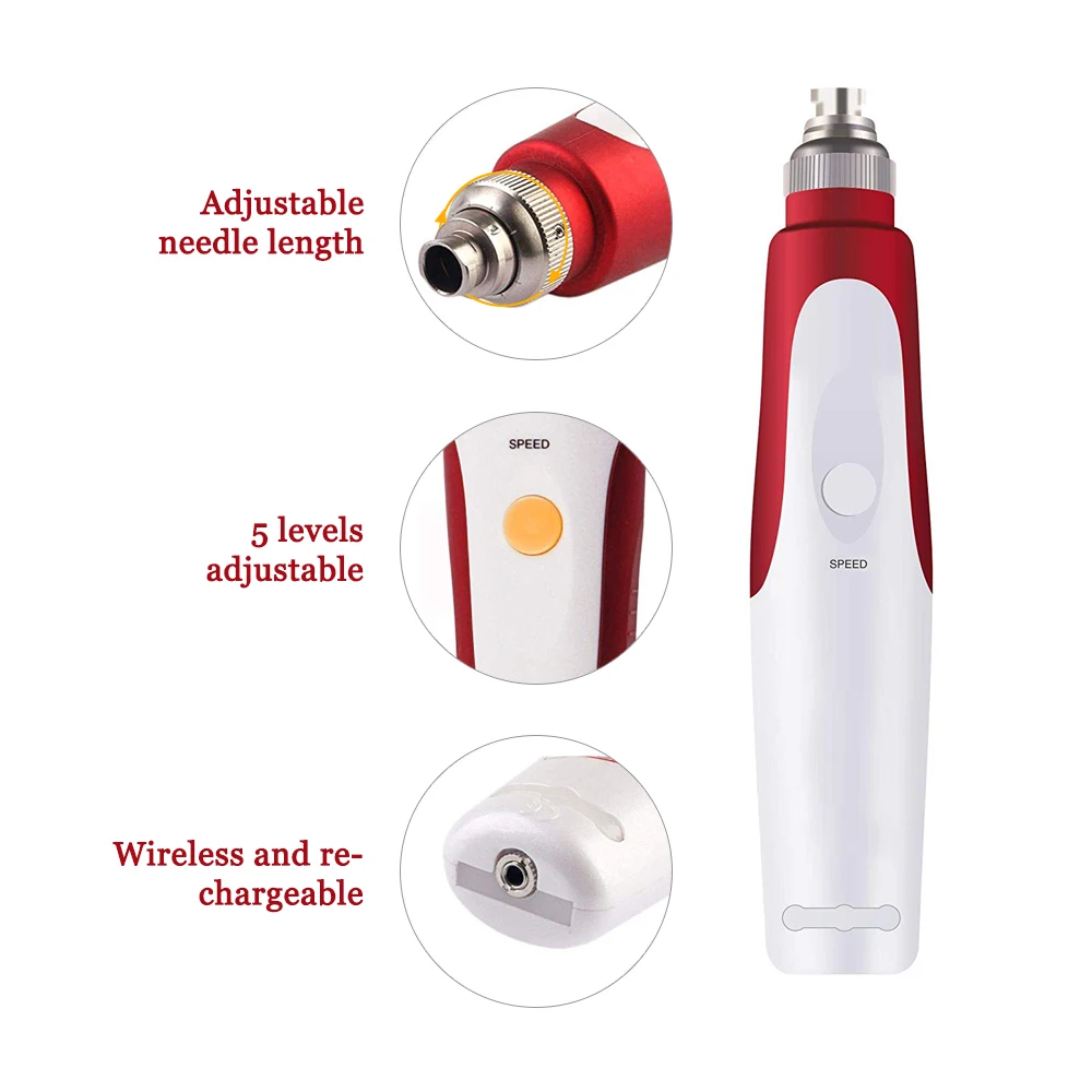 Wireless Rechargeable Home Use Dr Pen N2 12 Needles Mym Derma Pen For Eye Wrinkle Removal