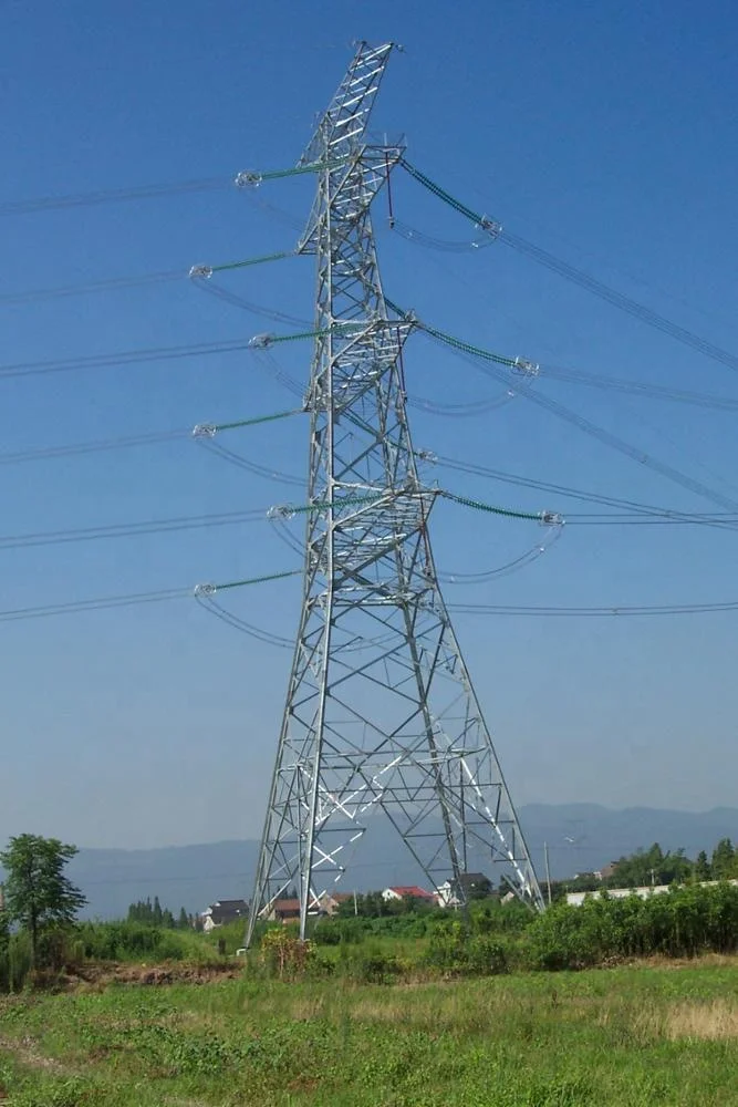 
220KV Steel Lattice electric power angular tower 