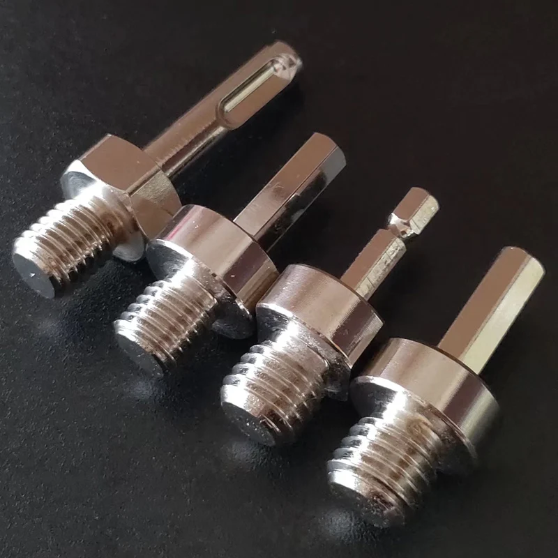 M14 Thread To Hex Shank Adapter For Diamond Core Drill Bit Drilling Power Tools