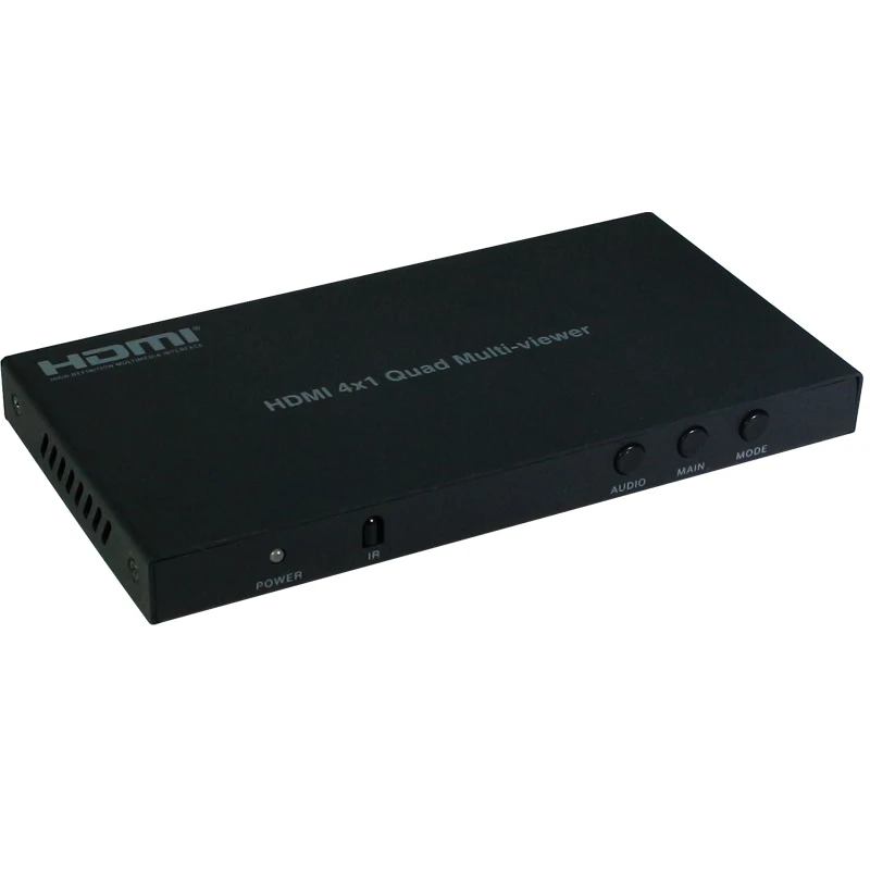 4X1HDMI Quad Multi-viewer with Seamless Switcher IR remote RS-232