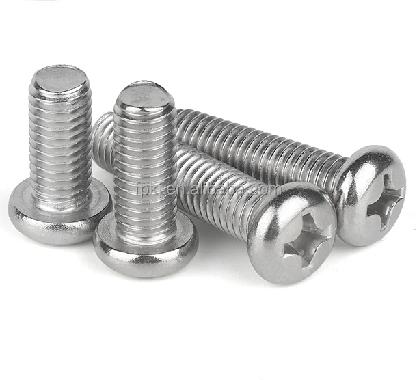 Steel countersunk flat/pan head threadlock screws bolt anti-loosening blue nylon patch locking thread nylok screw