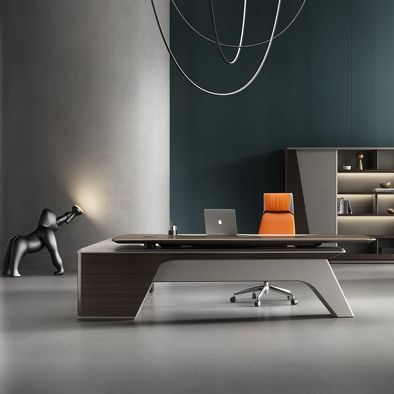 Weworth OEM modern office furniture electric height adjustable high tech boss executive office desk