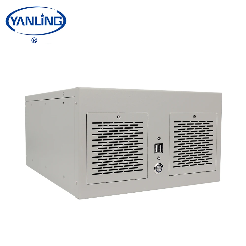 Yanling Enterprise 4U огнестойкие облачные вычисления сервер Intel core i5 3450 4 ядра промышленный компьютер с 6 * COM