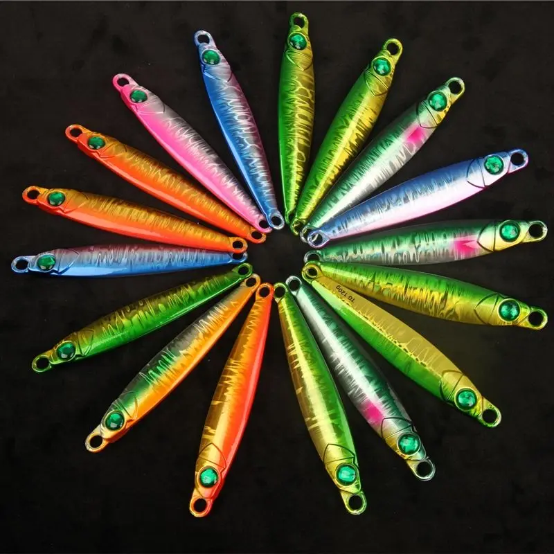 Unpainted Blanks Alloy Body Tungsten saltwater lures fishing metal jig head with spinner blade fast slow fall pitch jigs fish