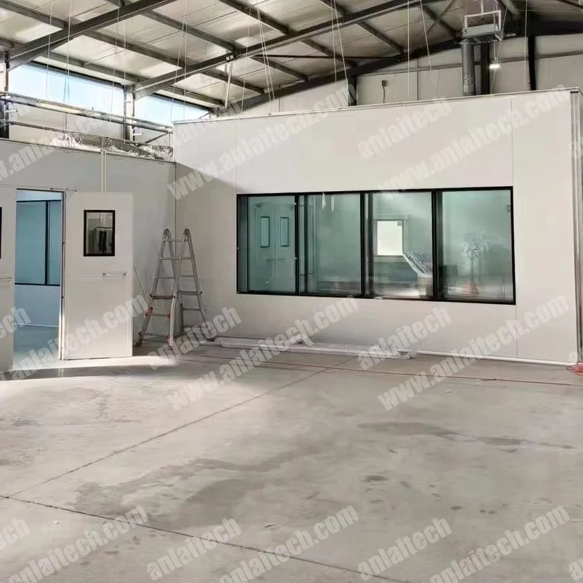 Laboratory Modular Hard Wall ISO 7 Cleanroom Assembly Portable Clean Room Booth