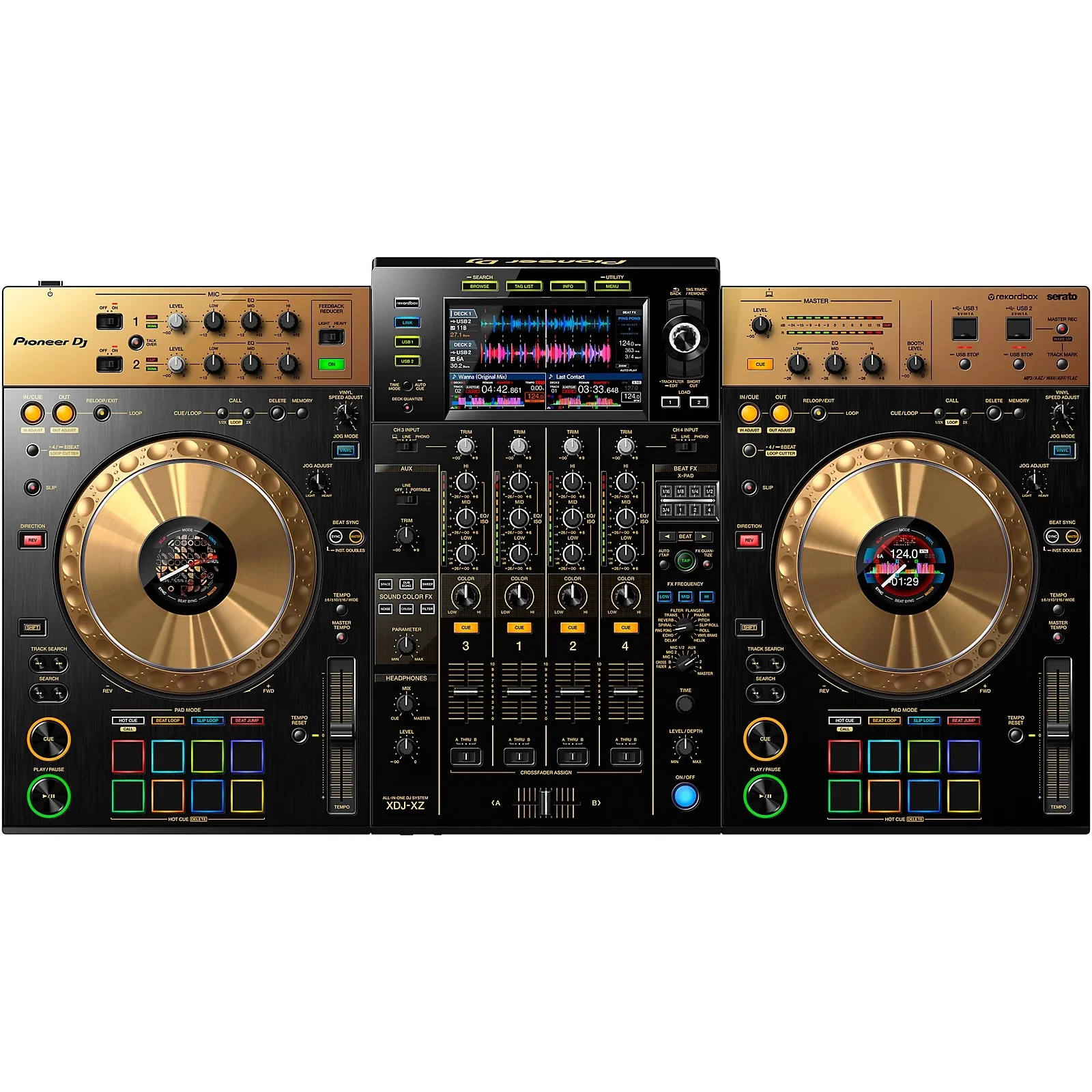Best AUTHENTIC FOR-Pioneers DJ All-in-One for-pioneers DJ XDJ-XZ-N2 System Black and Gold