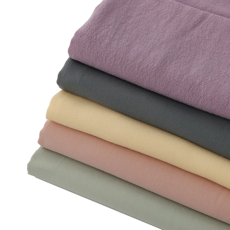 Изготовленный На Заказ натуральный устойчивый хлопок спандекс саржа тканая мягкая ткань тенсель