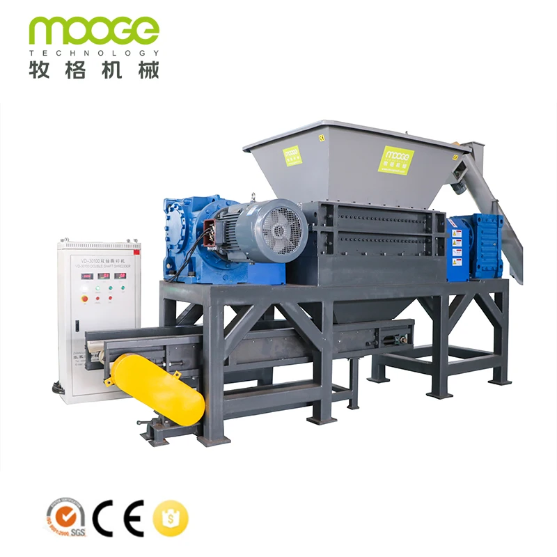 PE PP HDPE Big drum and Bucket Plastic shredder machine for sale