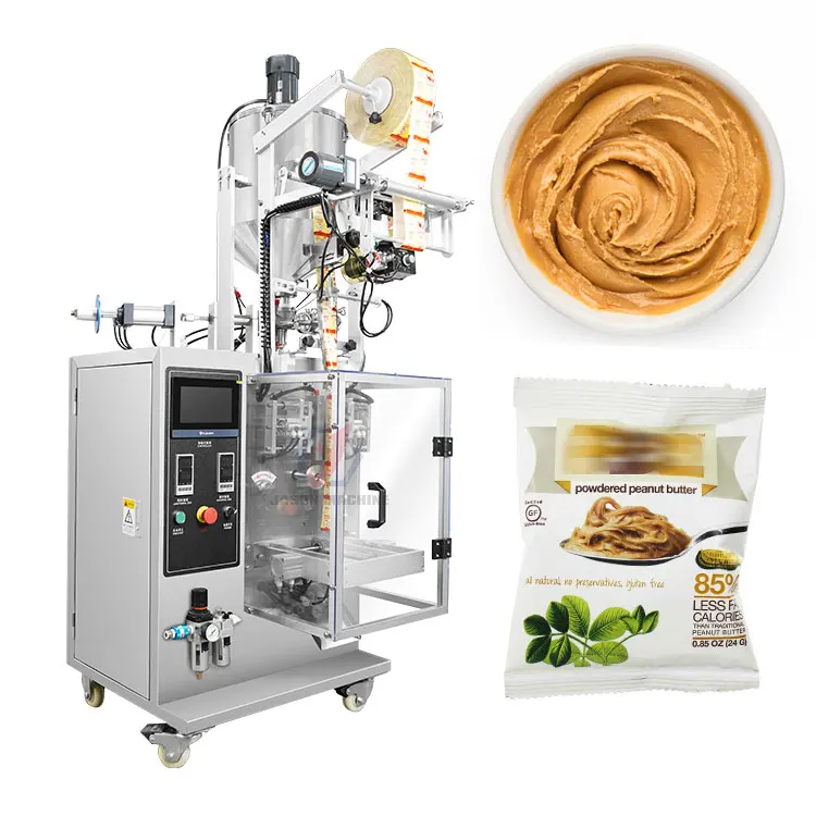 High accuracy automatic ginger garlic groundnut curry paste packaging machine