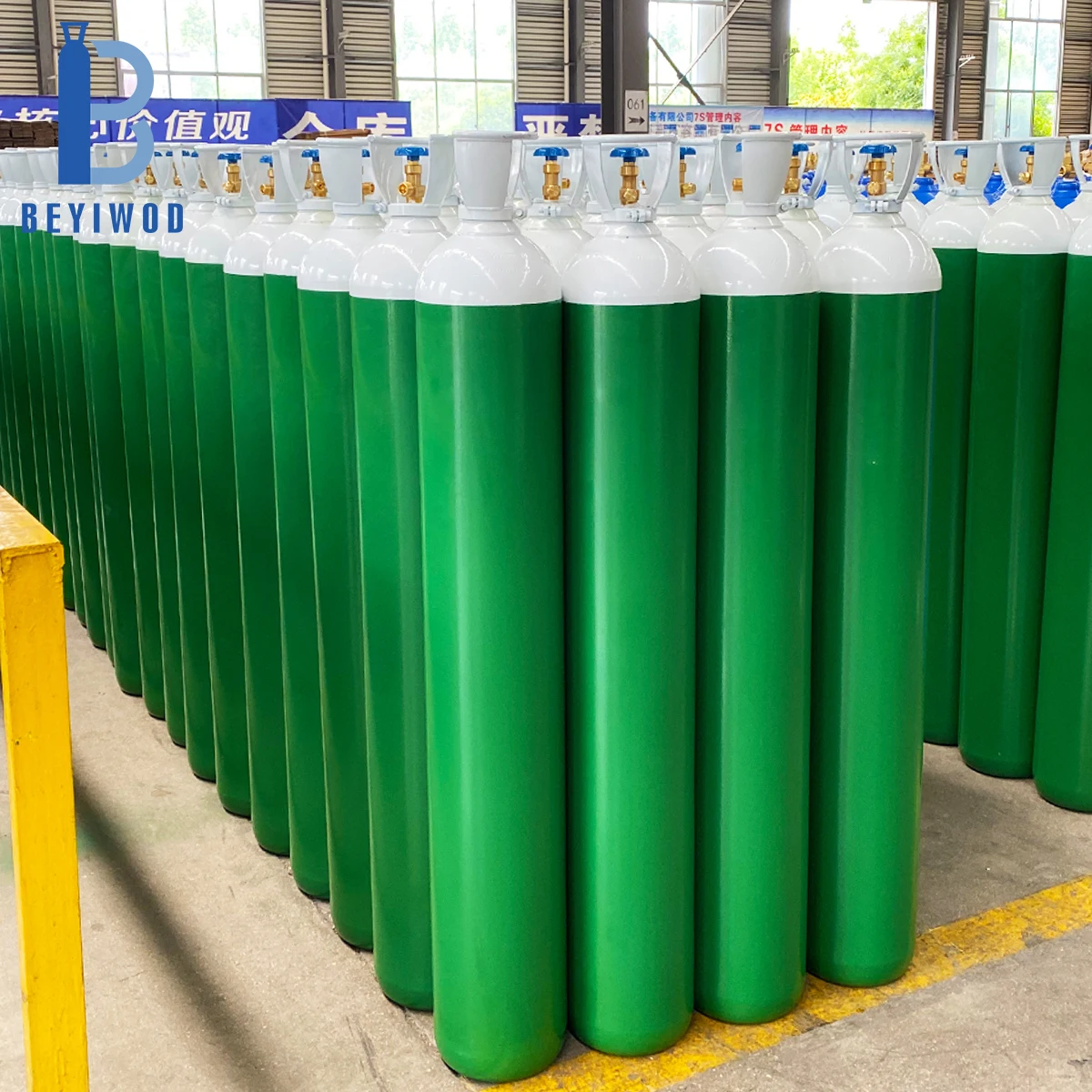 Empty industrial competitive Price Seamless Steel 40L 47L 150bar Oxygen Nitrogen Argon Co2 Gas Cylinder