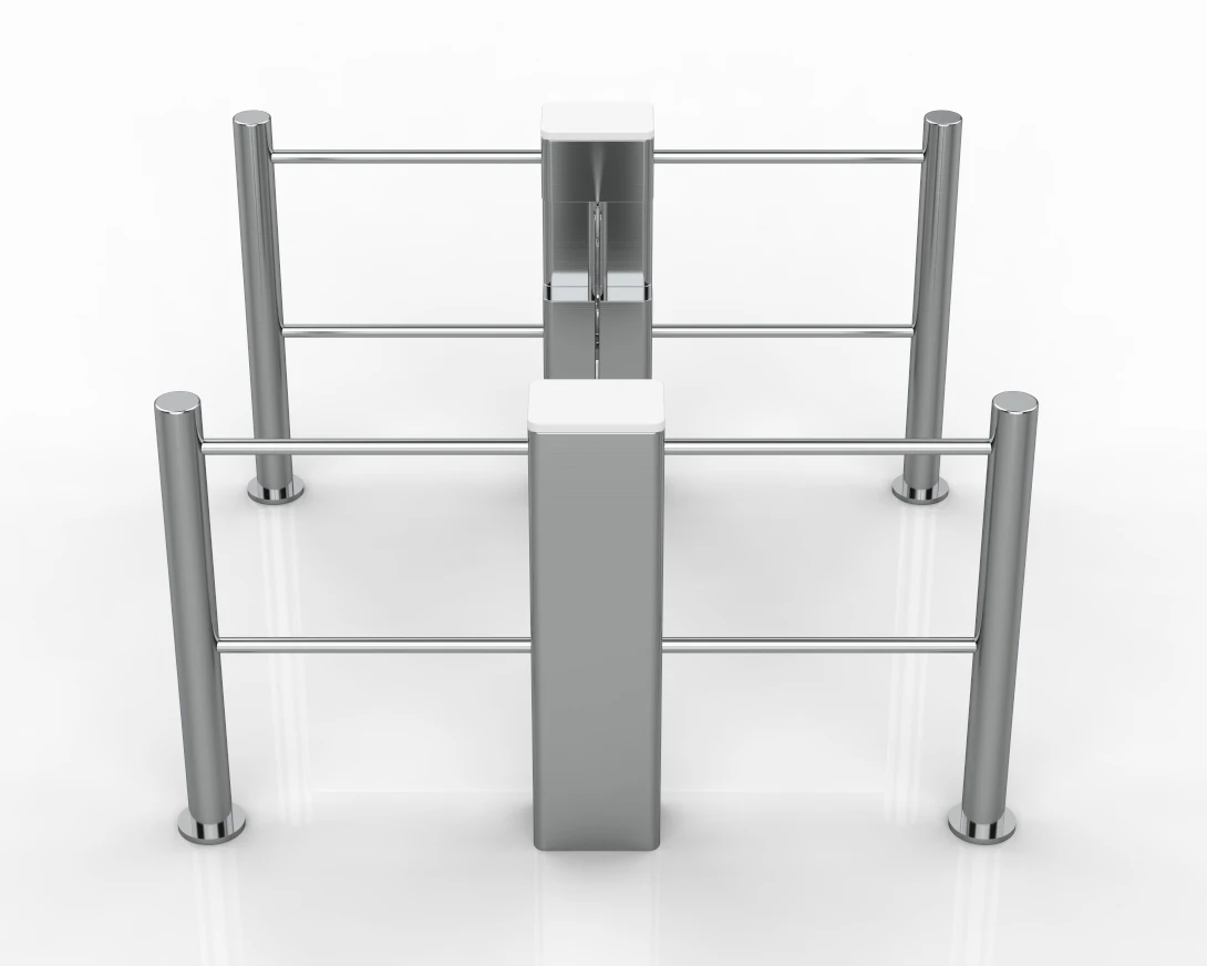 High Quality Entrance Pedestrian Access Control Swing Security Barriers Gates Automatic Swing Barrier Speed Gate
