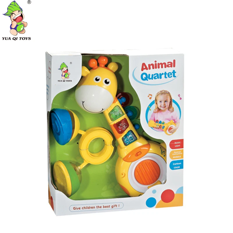 Animal Giraffe Quartet Concert Instruments Baby Musical Toy for Children