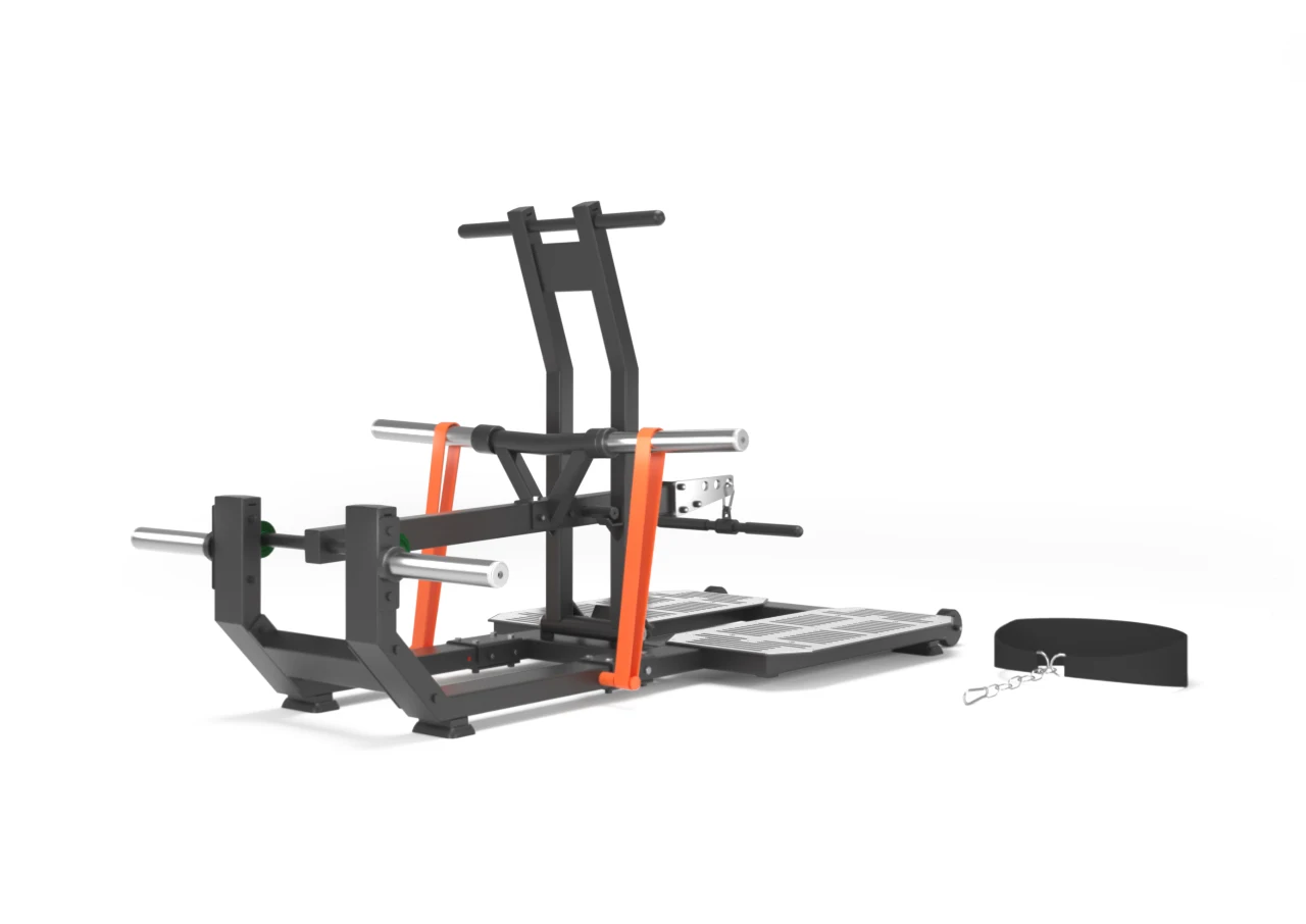 Belt Squat  Gym Equipment Rhinoceros Squat leg stretching glute hip thrust machine
