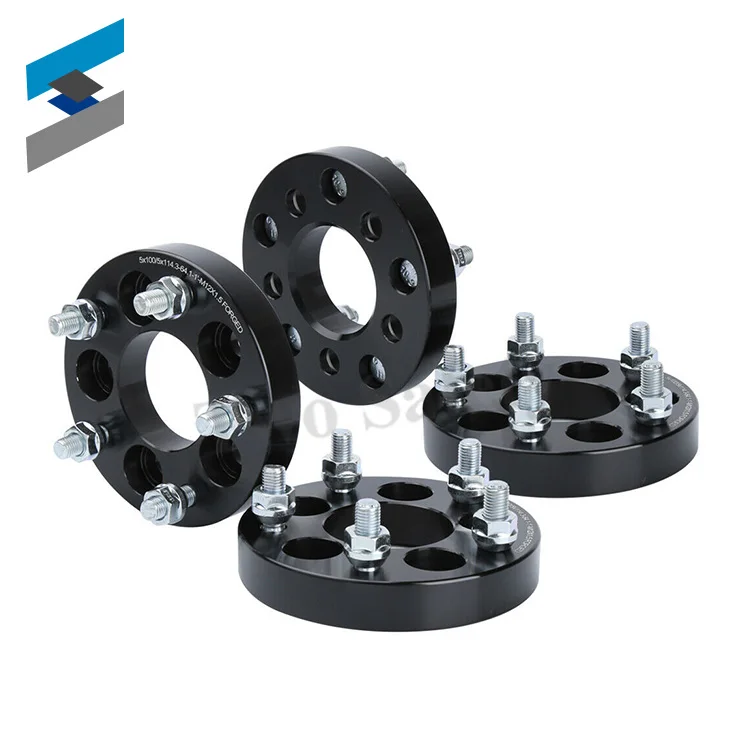 Колесные адаптеры, 4 шт., 1 дюйм, 5x100 до 5x114,3, 12x1,5 5x4,5, разделители меняют форму болта