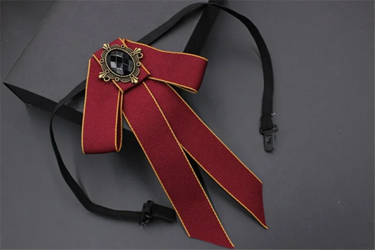 New necktie floral ribbon retro girl party vacation fashion multi-color elastic adjustable tie clothing collar