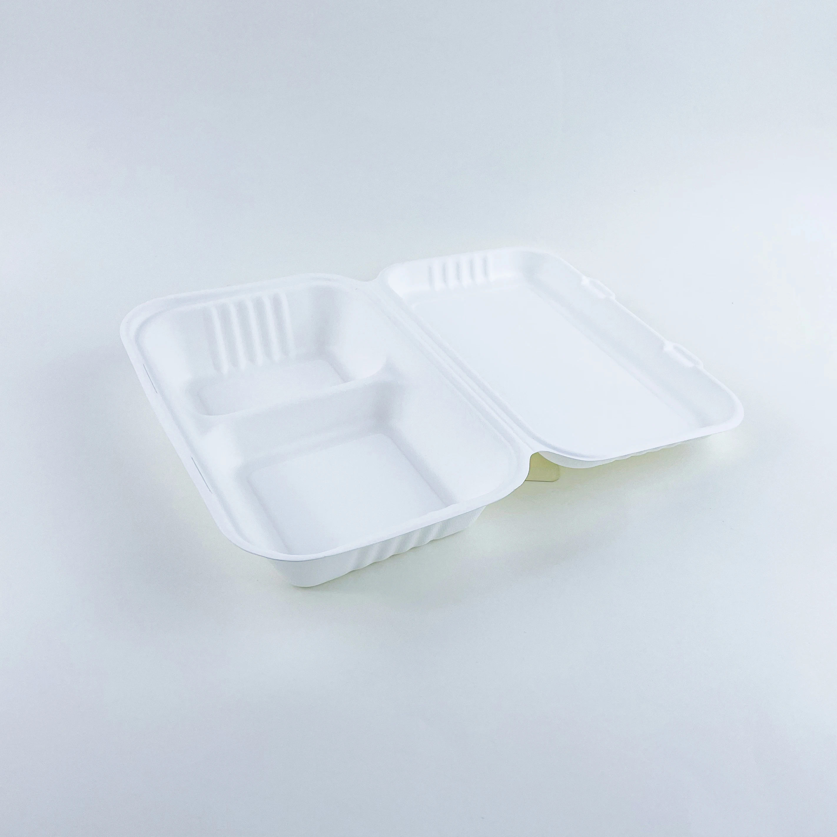Sugarcane Takeaway Lunch Boxes Fast Food Packaging Disposable Biodegradable Bagasse Food Container