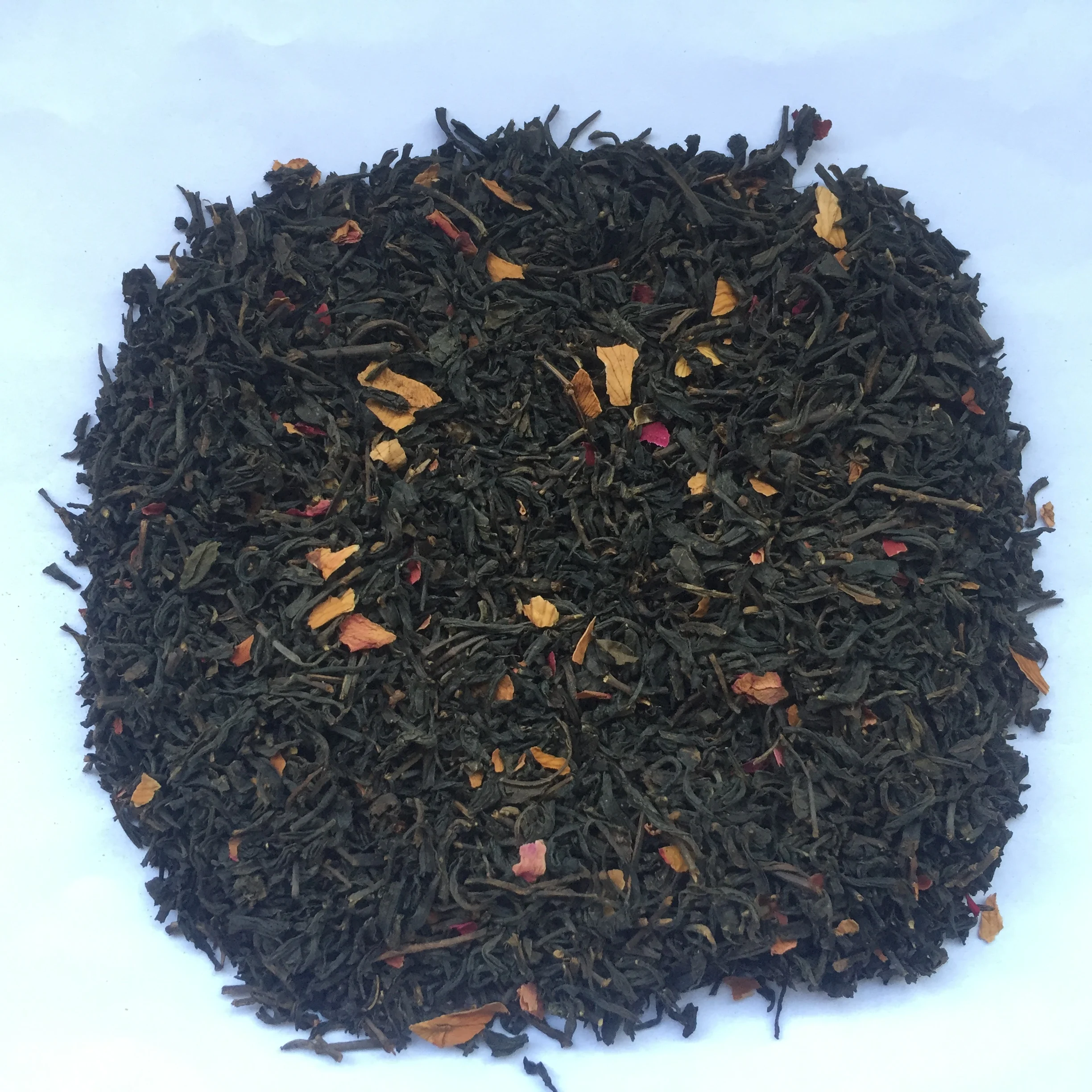 Free Sample Rose Black Flavored tea with Wholesale Price milk tea raw material Rose Black tea