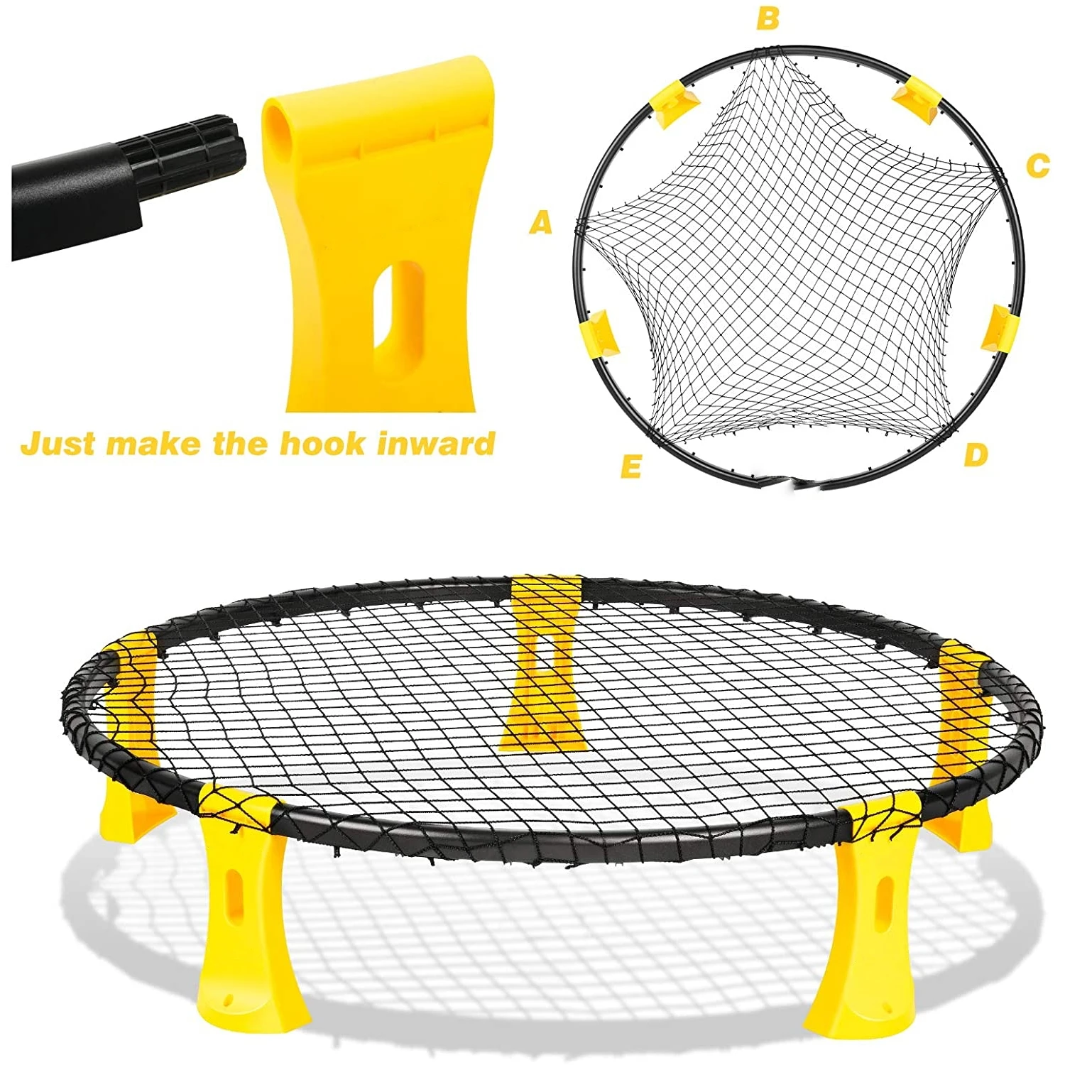 Outdoor Sports Beach Ball Game Volleyball Spike Game Set for Beach