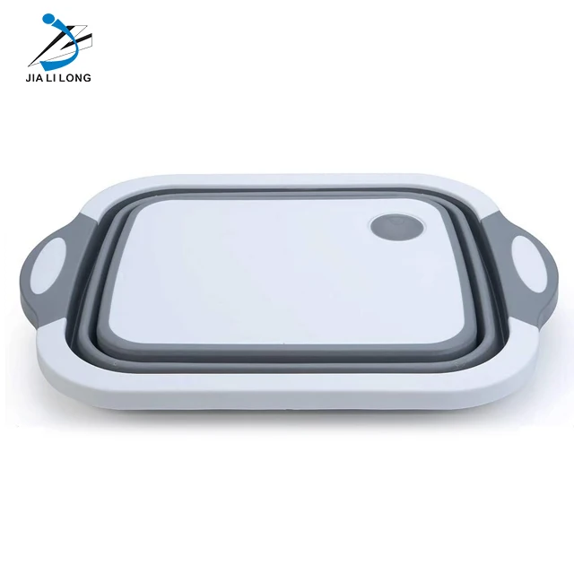 NEW Chopping Board Multi-function Kitchen Plastic Silicone Dish Tub Portable Collapsible Cutting Board Accessories/tool/gadget