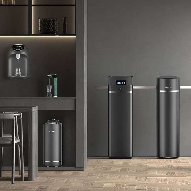 Whole House Black Salt Residential Shower Cabinet Resin Water Softener