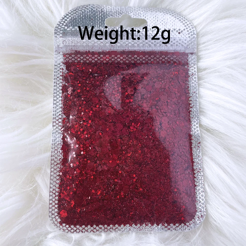 Yantuo 10g holographic glitter loose pigment Metallic shimmer powder eyeshadow make up glitter pigment loose eyeshadow powder