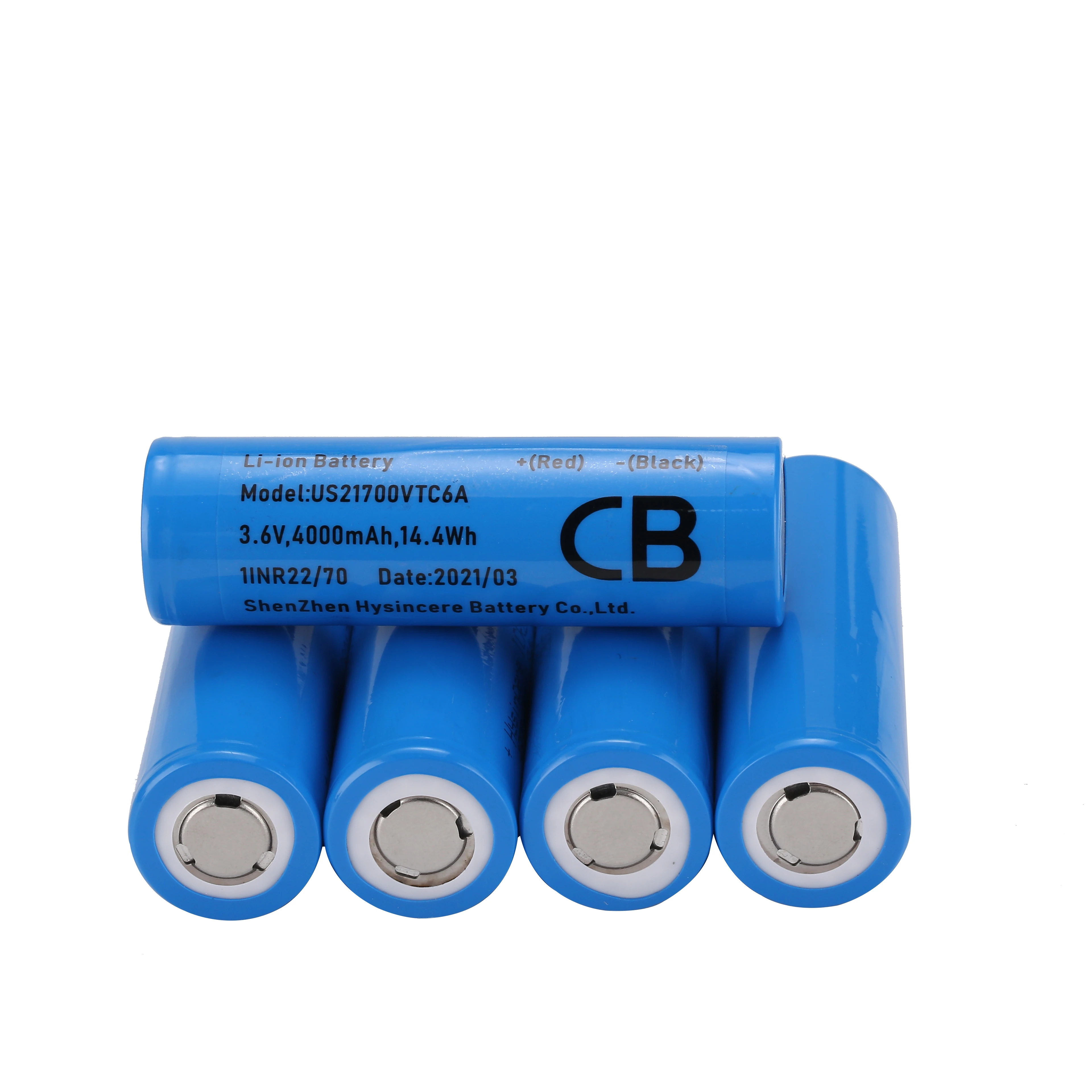 3.7V 4800Mah Battery Cell 21700 Lithium Li-Ion Battery 21700 Battery 5000Mah