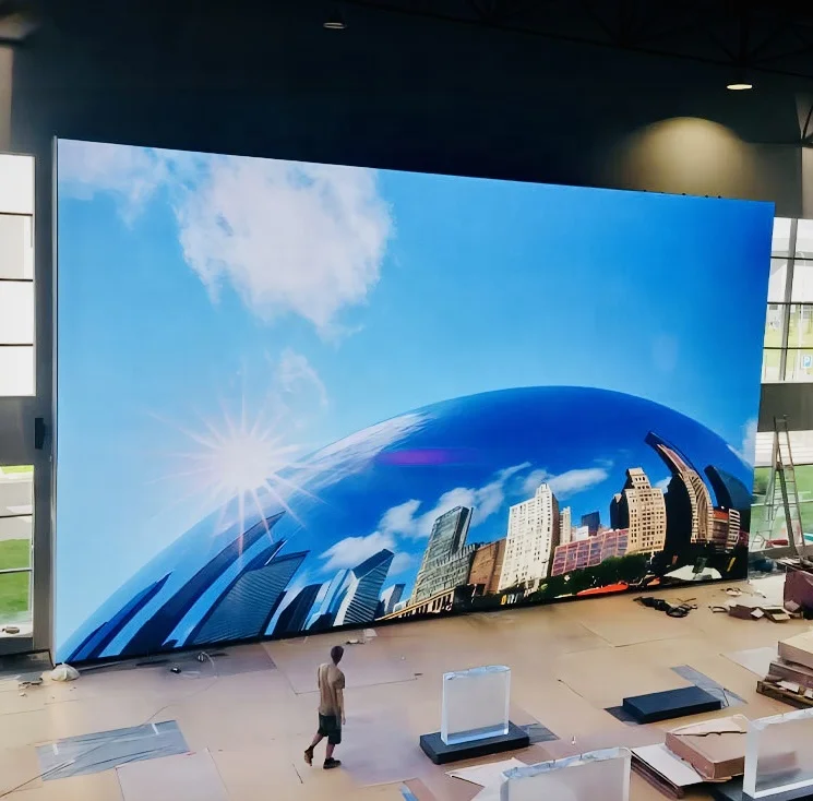 Raybo 3840HZ Wireless Connection LED Screen P1.25 P1.56 P1.875 P2.5 Front Service LED Video Wall Screen/HD LED Panel Display