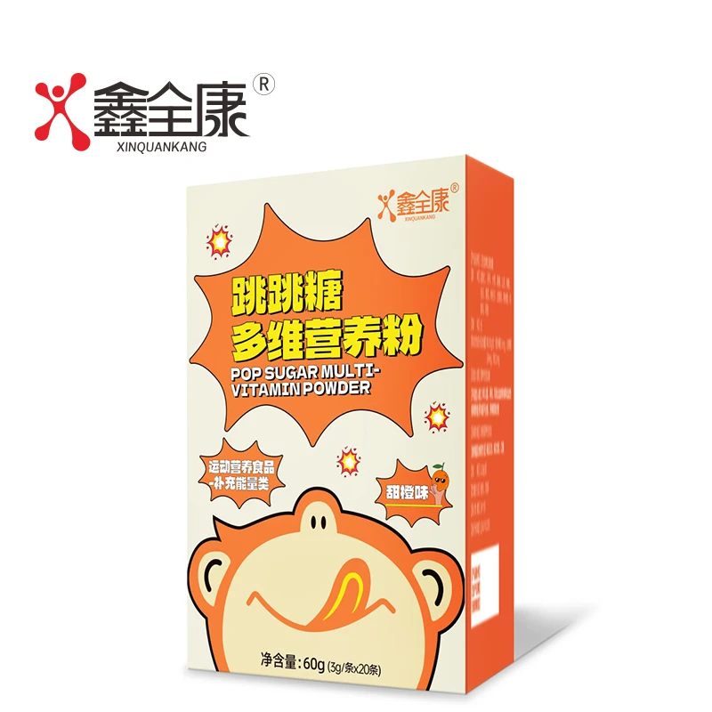 OEM Multivitamin Pop Sugar Drink Powder Energy Boost for Sports Nutrition Supplements
