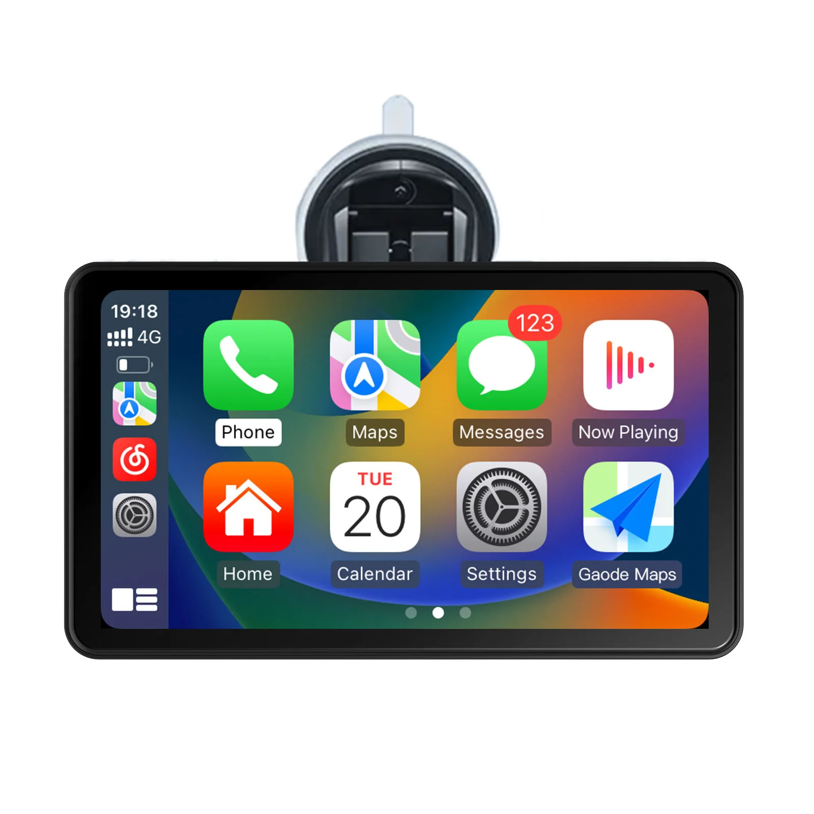 Autoabc 7 дюймов Carplay экран сенсорный Ips Дисплей Смарт-радио FM передатчик телефон беспроводной зеркало Dvd плеер навигация