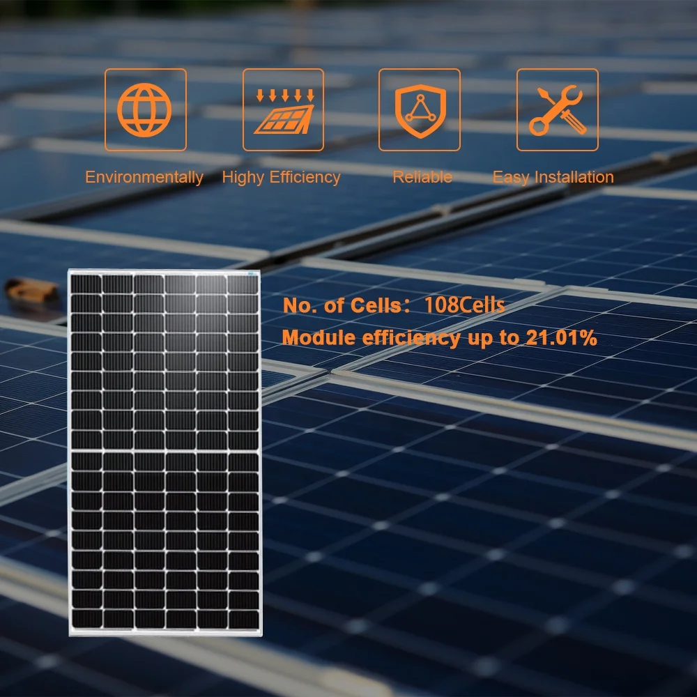 340W 360W 380W 400W Factory Price Solar Panels Home Use Power System Solar Cells Panel Solar