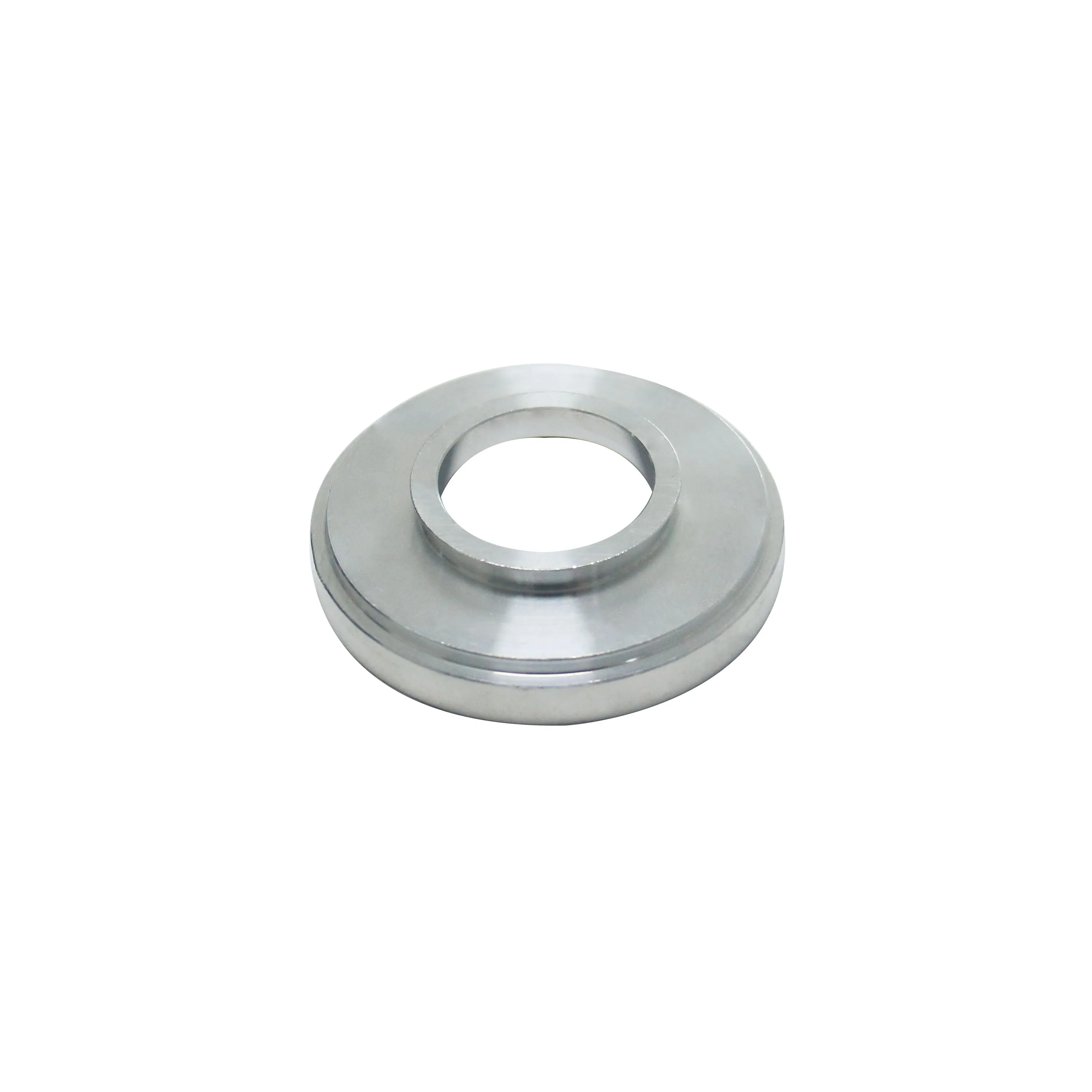 OEM CNC machining parts aluminum wheel bearing sleeve mounting fixing no burrs on the surface