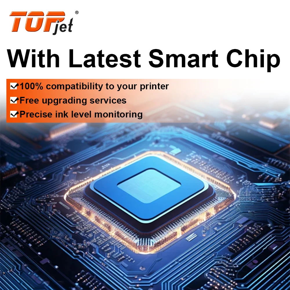 Topjet 969 965 3ja84aa 3ja77aa 3ja78aa 3ja79aa 3jaa83ja83jaa 3jaa81aa 3jaa82aa совместимый чернильный картридж для принтера HP