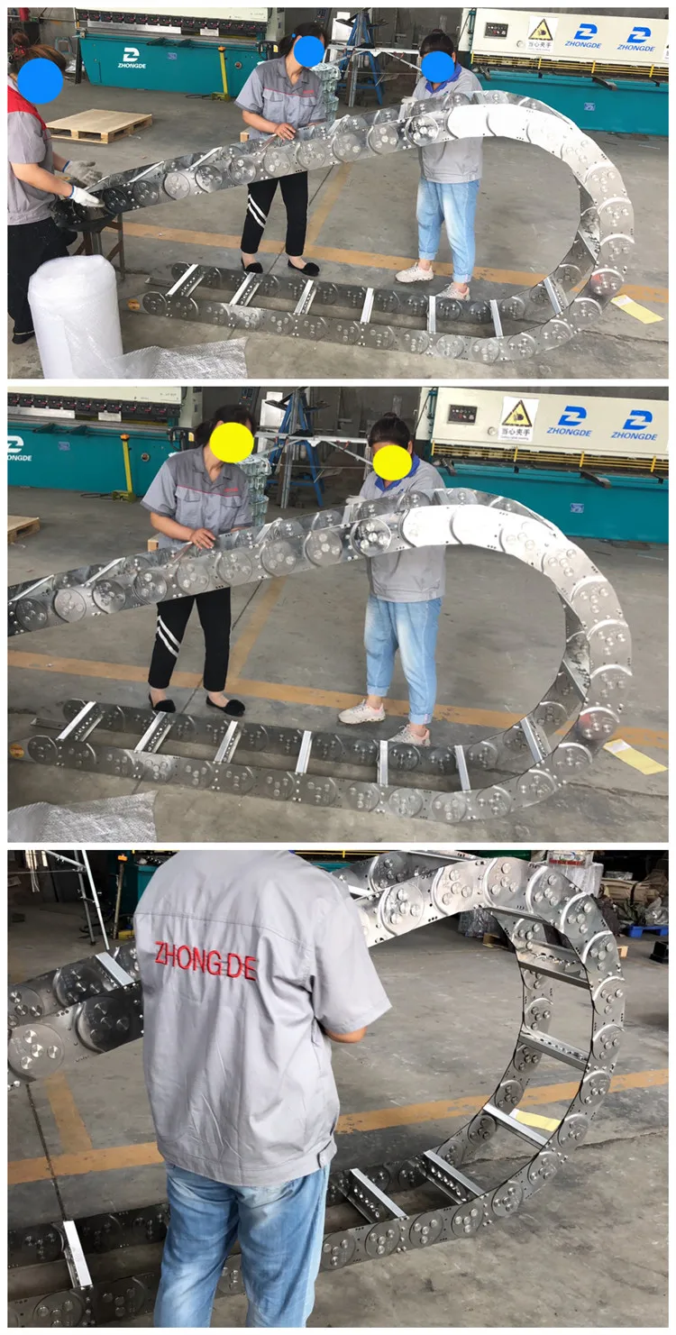 steel cable drag chain