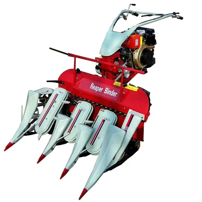 Self power high efficiency rice reaper binder machine