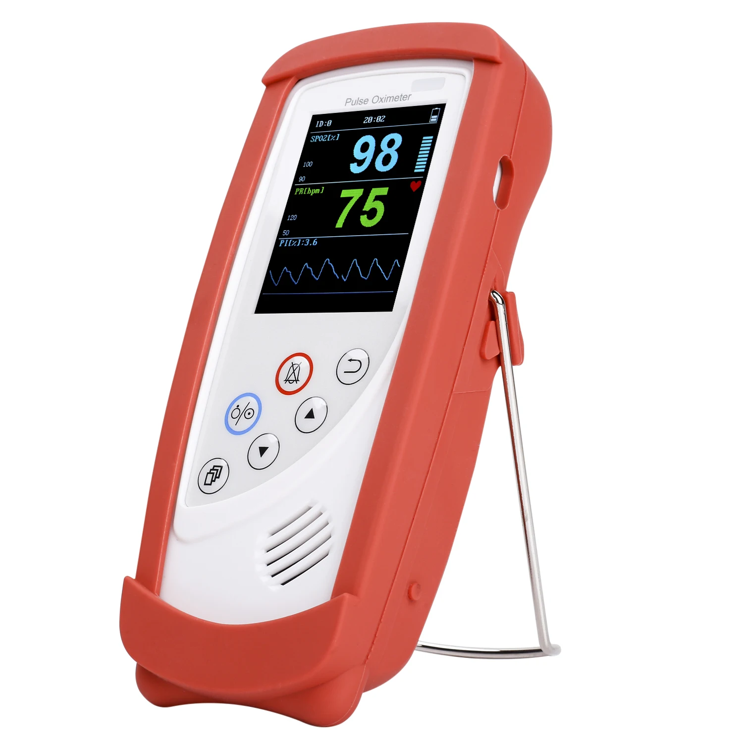 Svigor Veterinary Handheld Pulse Oximeter for Animals 24 hours SPO2 Pulse Rate Monitor Adjustable Alarm