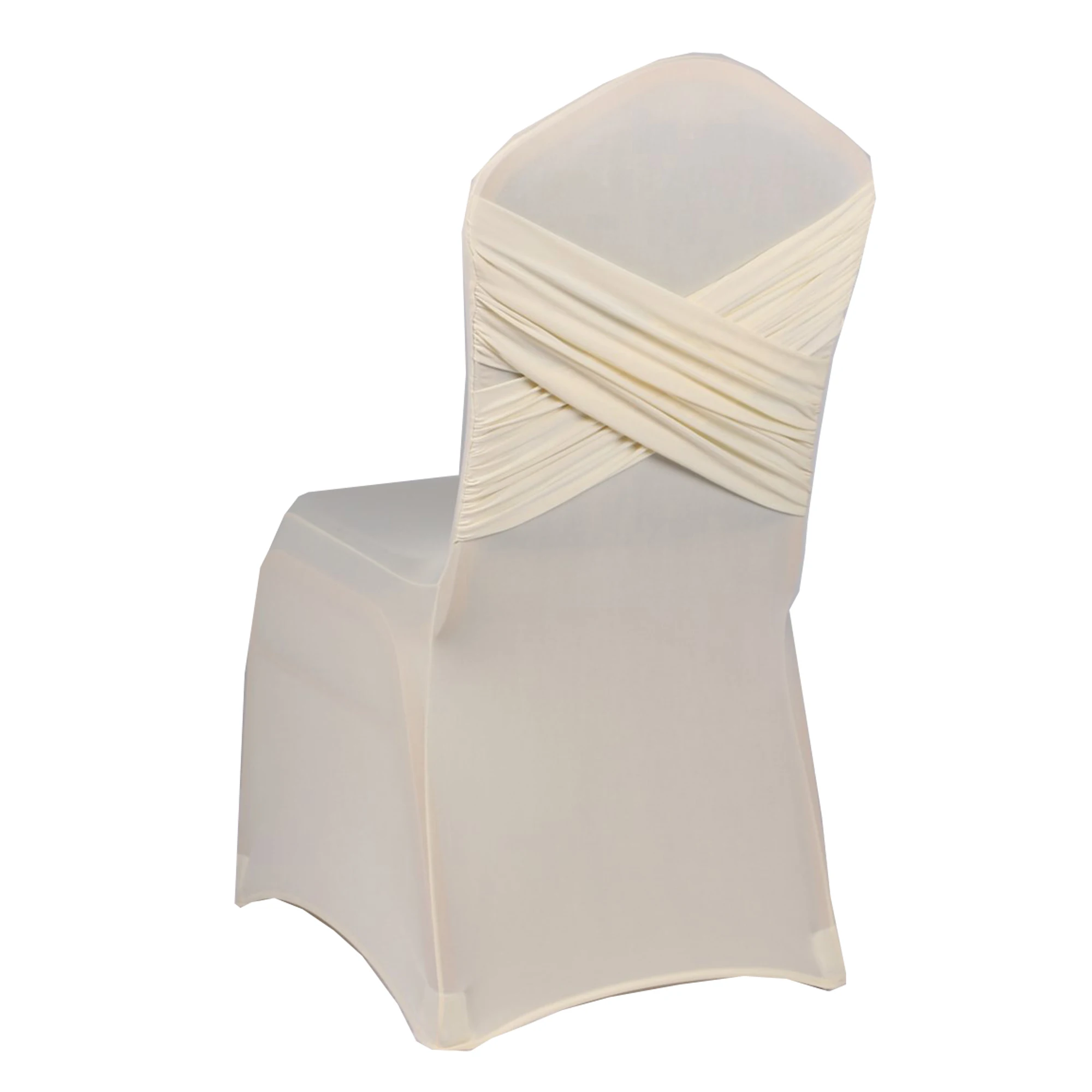 Wholesale X Cross Chair Cover Wedding Party Decoration Cheap Spandex Various Color Chair Cover