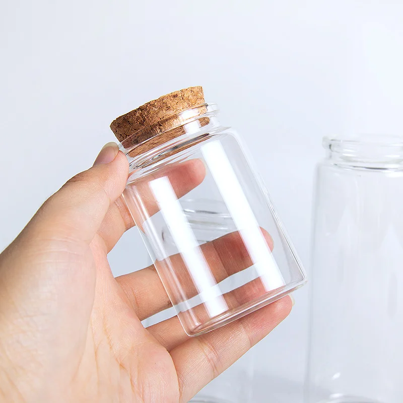 Spcie Glass Tube Vial Jar Mini Glass Bottles Cork Tops For Camping Project Arts Crafts  Wedding Wishing